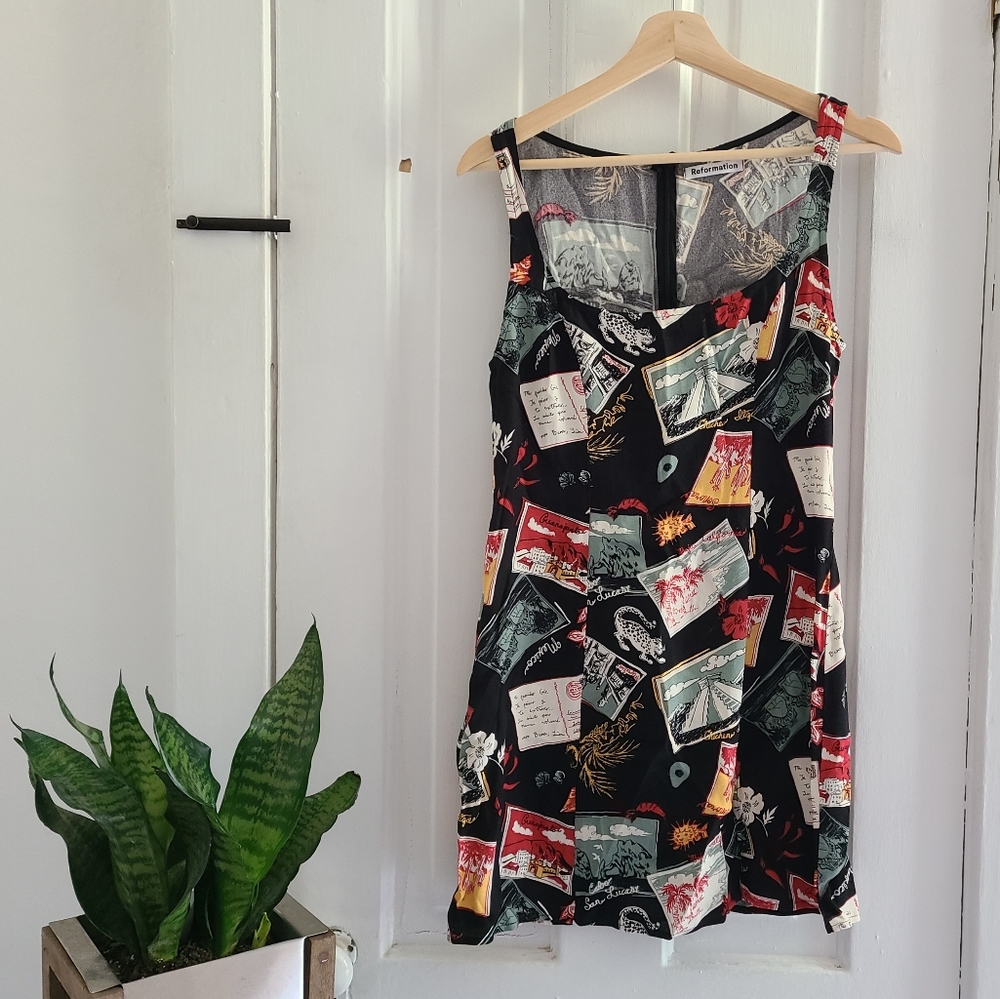 Reformation Noha Dress in Postcards